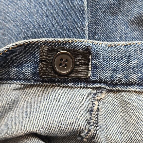 Tommy Bahama Little Girls Ruffled Button Blue Jean Denim Mini Skirt Size XS 4 - Picture 7 of 9